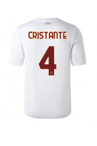 Fotbalové Dres AS Roma Bryan Cristante #4 Venkovní Oblečení 2022-23 Krátký Rukáv